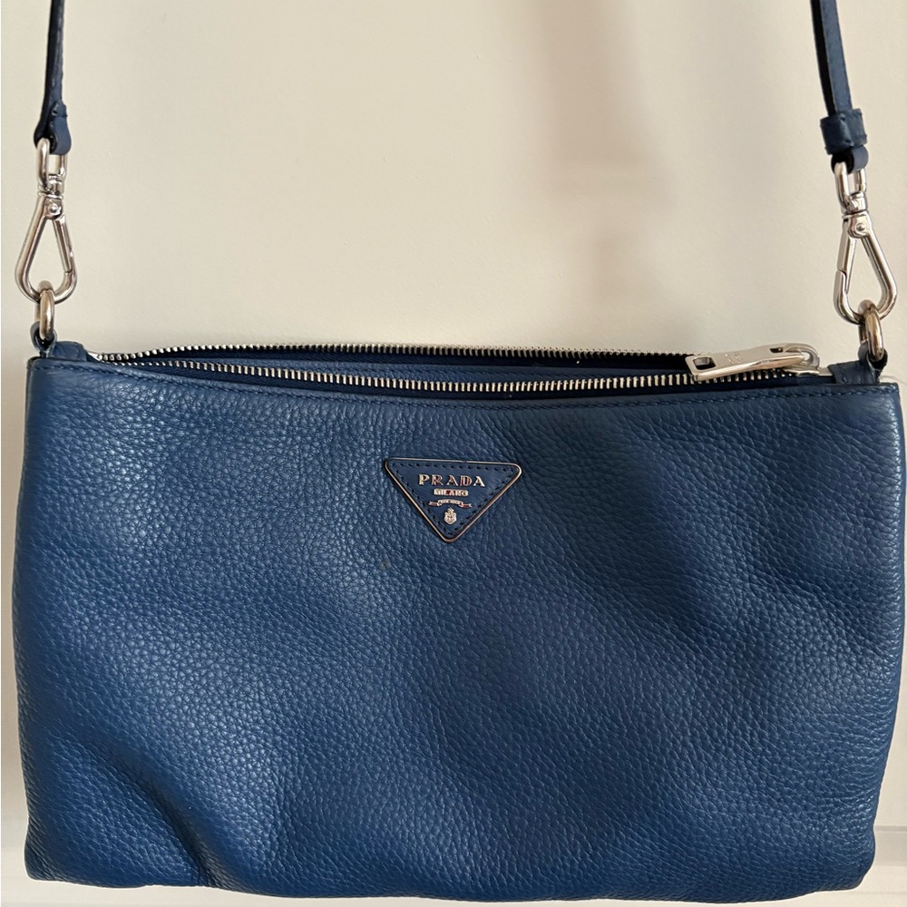 Prada Navy Crossbody Bag